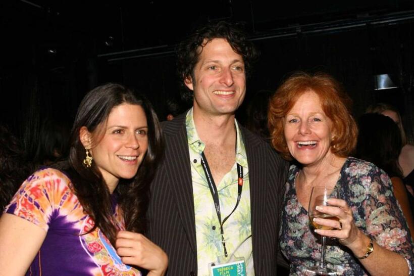 Katie Kreisler, director David Munro and Guest at the after party of the premiere of "Full Grown Men."