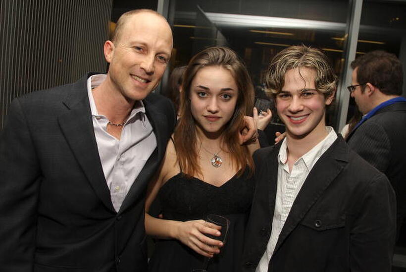 Paul Miller, Alice Kremelberg and Connor Paolo at the screening of "Snow Angels."