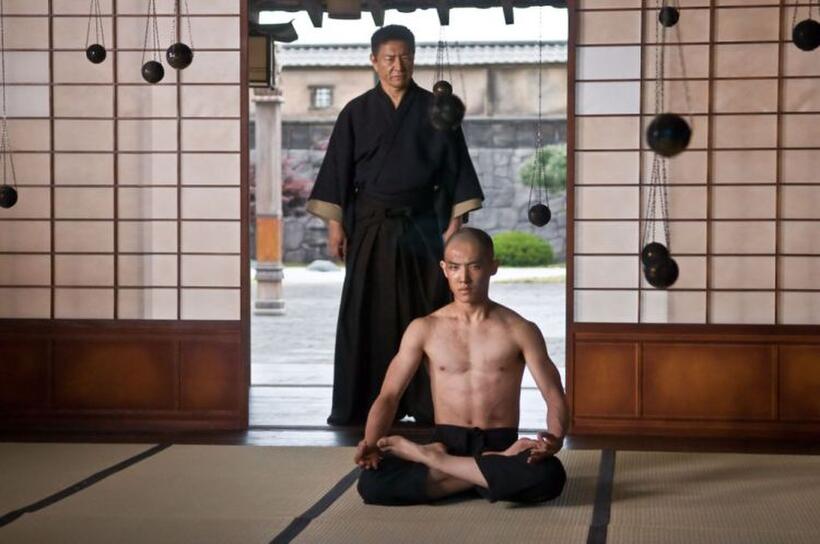 Sho Kosugi as Ozunu and Joon Lee as Teenage Raizo in "Ninja Assassin."