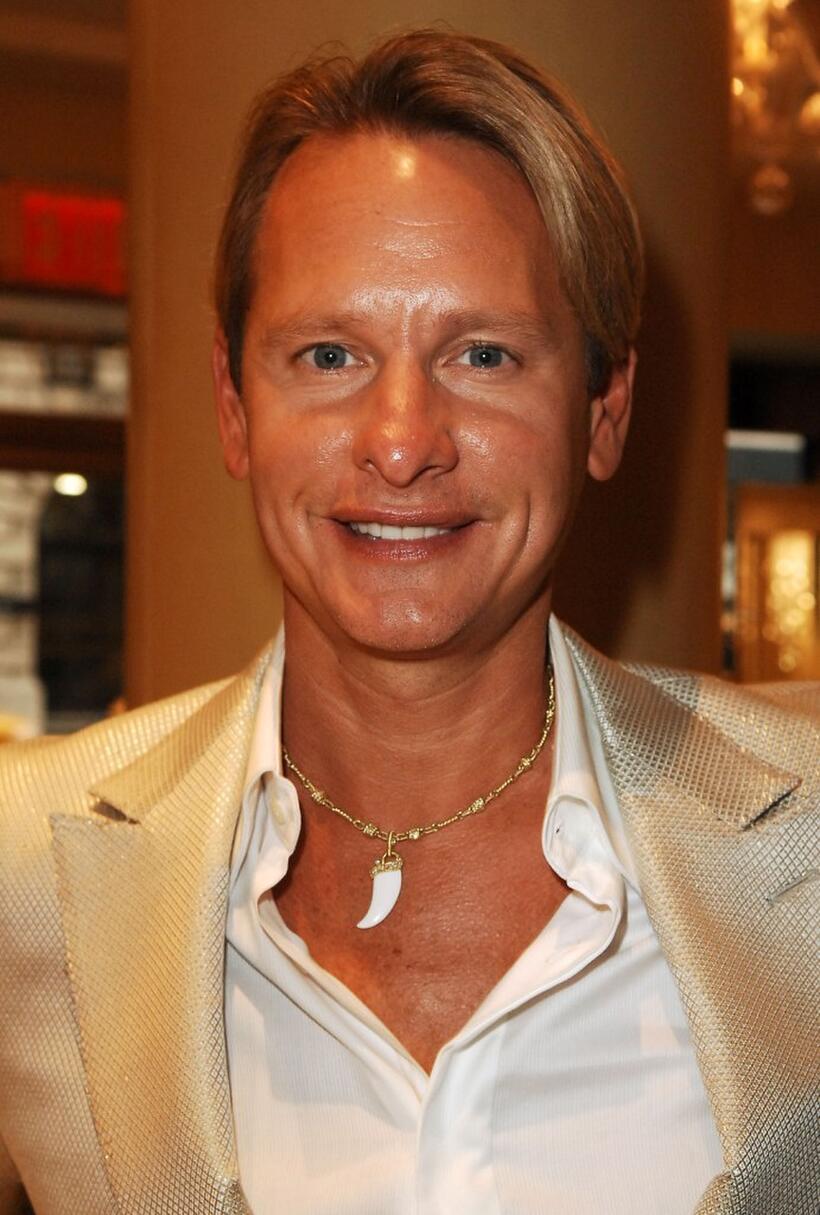 Carson Kressley at the Mercedes-Benz Fashion Week.