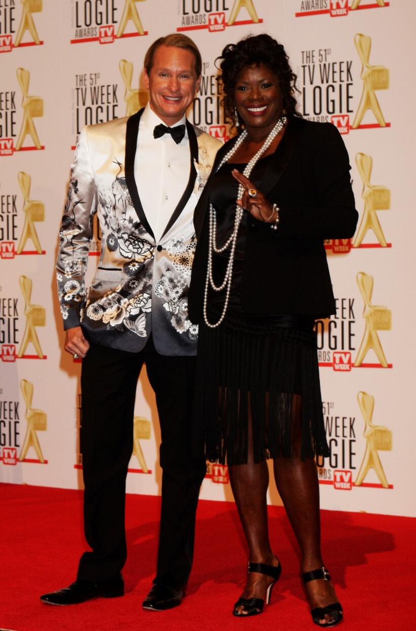 Carson Kressley and Marcia Hines at the 51st TV Week Logie Awards.