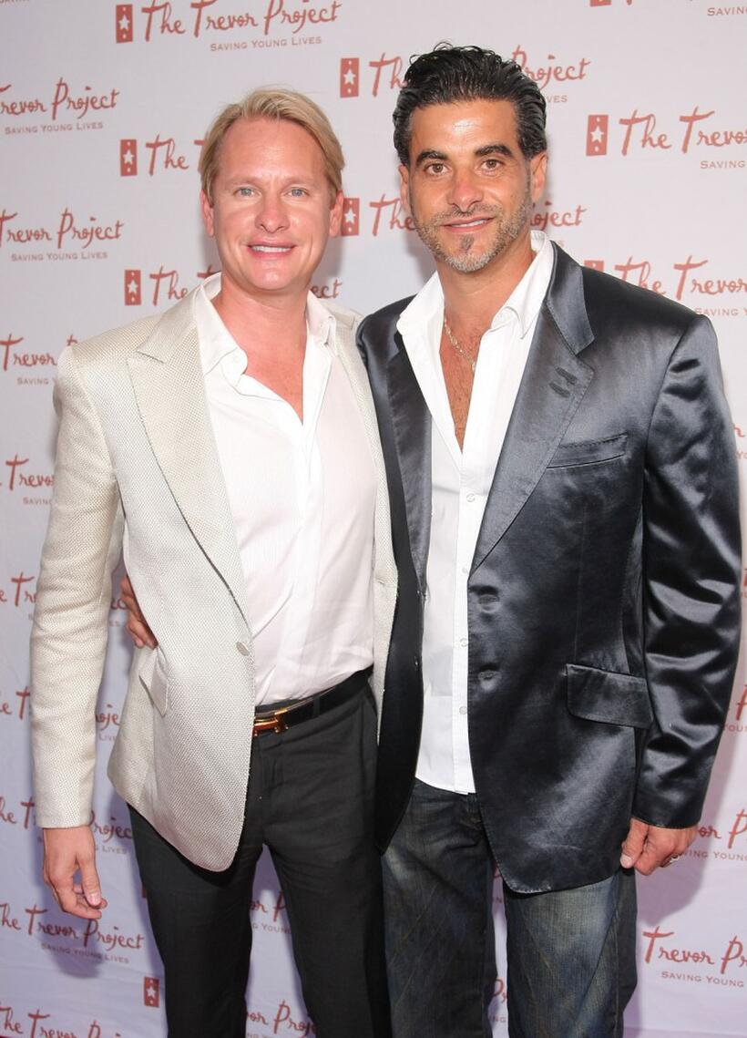 Carson Kressley and John Guerrera at the Ninth Annual Trevor New York Summer Gala.
