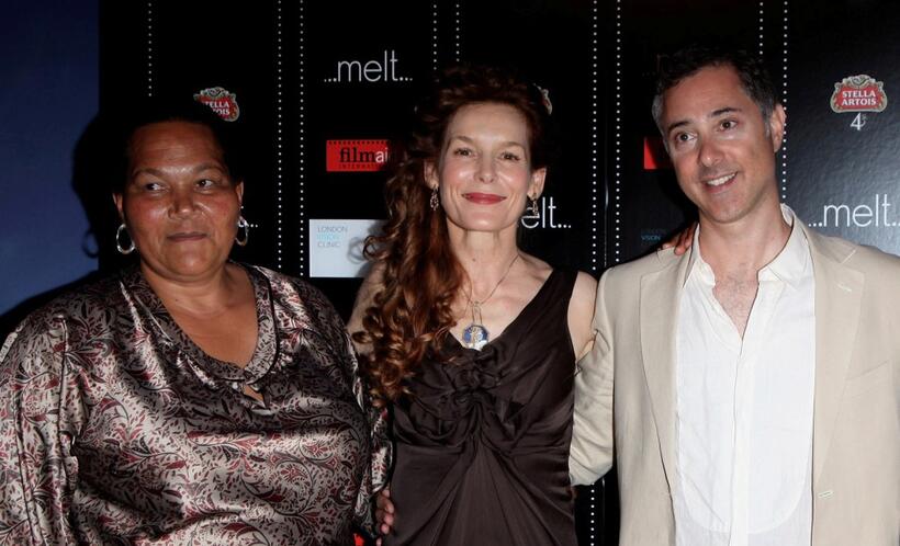 Sandra Laing, Alice Krige and Anthony Fabian at the UK premiere of "Skin" in aid of the Filmaid International.