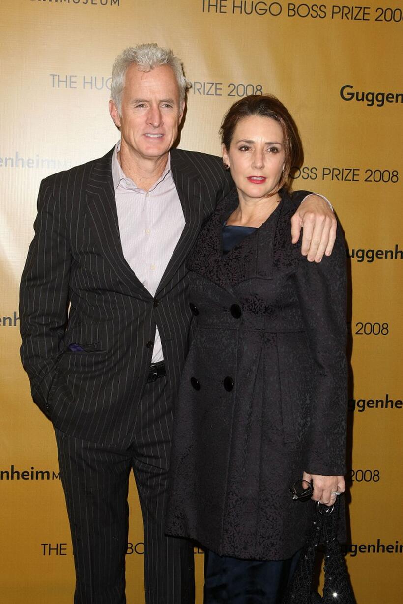 John Slattery and Talia Balsam at the Hugo Boss Prize 2008.