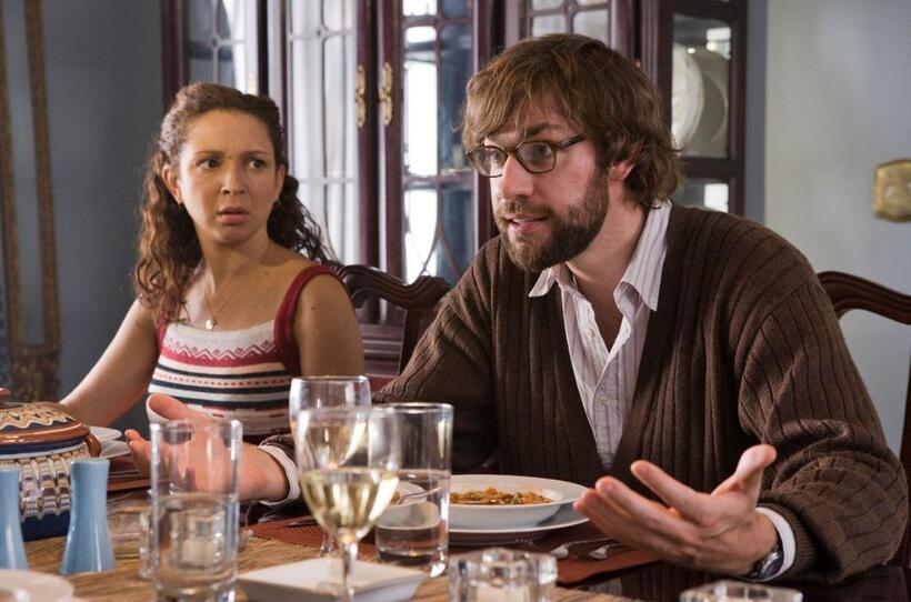 Maya Rudolph as Verona and John Krasinski as Burt in "Away We Go."