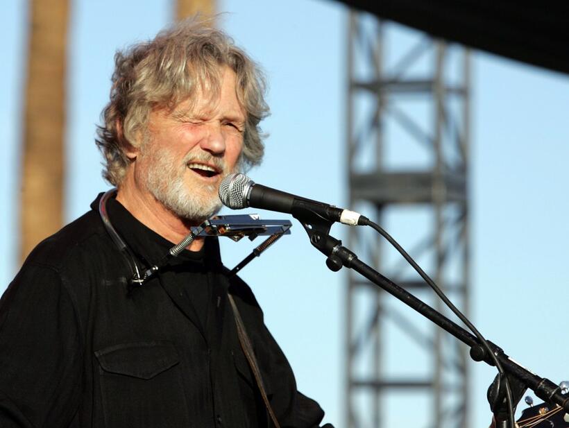 Kris Kristofferson at the performance of Palomino Stage during the Stagecoach Music Festival held at the Empire Polo Field.