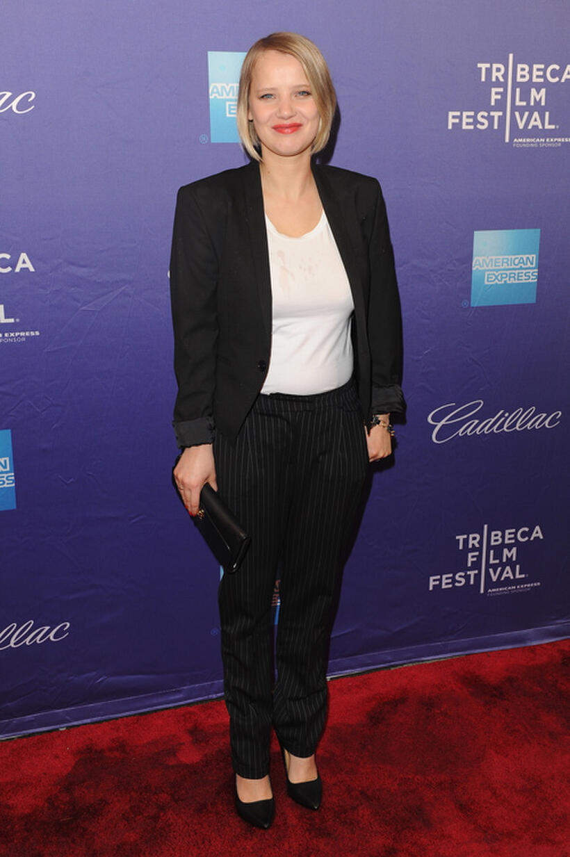 Joanna Kulig at the premiere of "Elles" during the Tribeca Film Festival 2012 in New York.