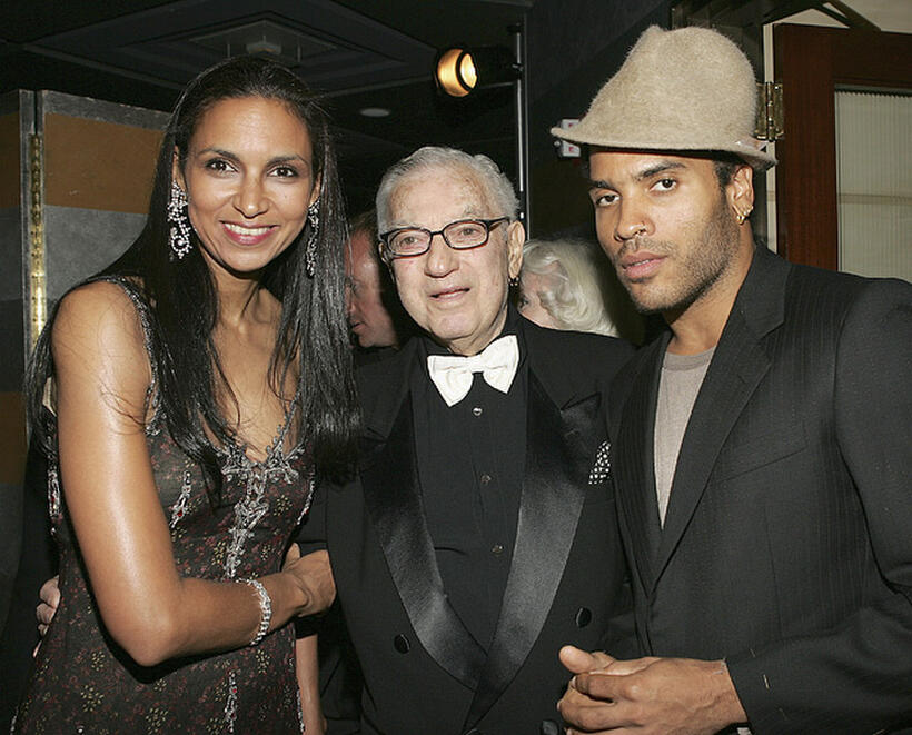Susan Fales-Hill, Sy Kravitz, and Lenny Kravitz at the 80th birthday party for legendary musician Bobby Shortin New York.