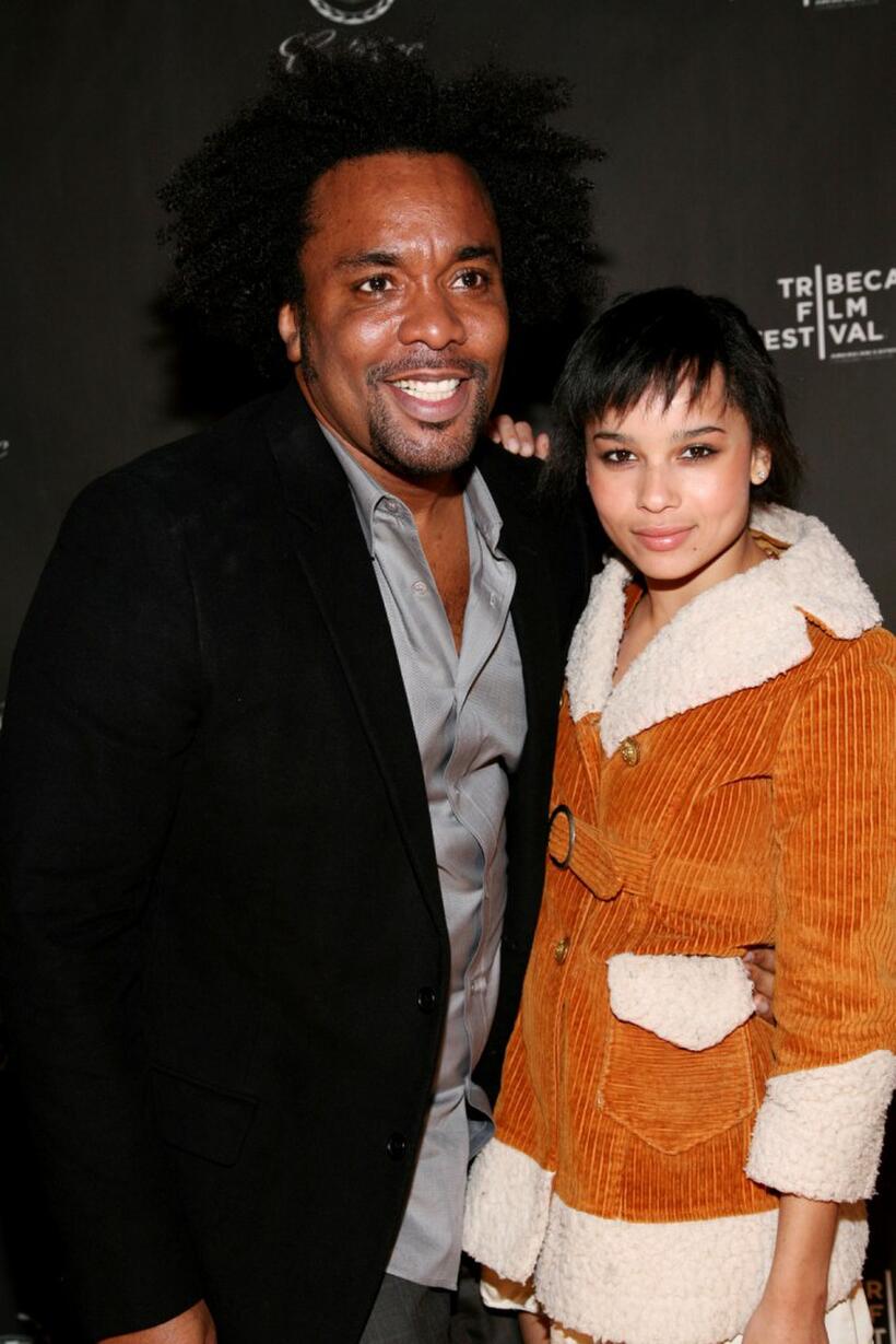 Producer Lee Daniels and Zoe Kravitz at the after party of "Tennessee" during the 2008 Tribeca Film Festival.