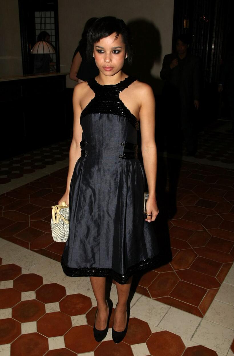 Zoe Kravitz at the Chanel Dinner during the 2008 Tribeca Film Festival.