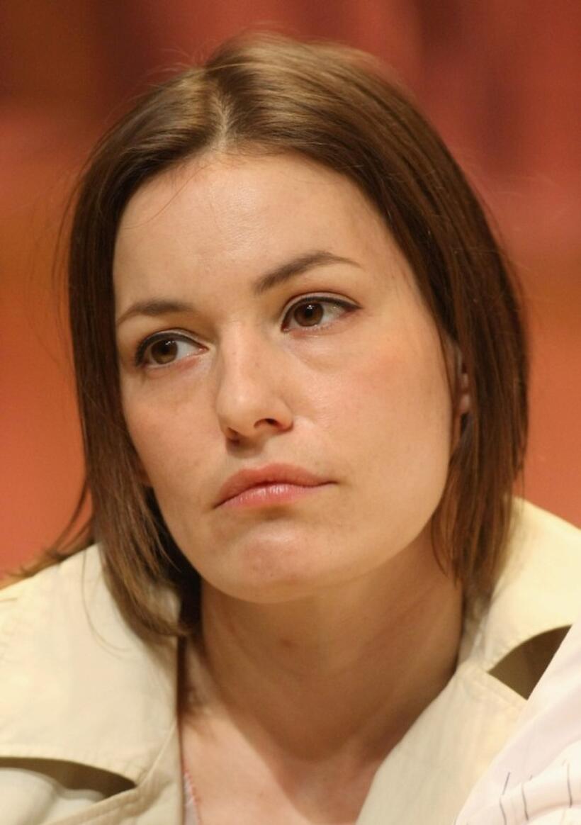 Nicolette Krebitz at the dress rehearsal of the play "Drei Schwestern."