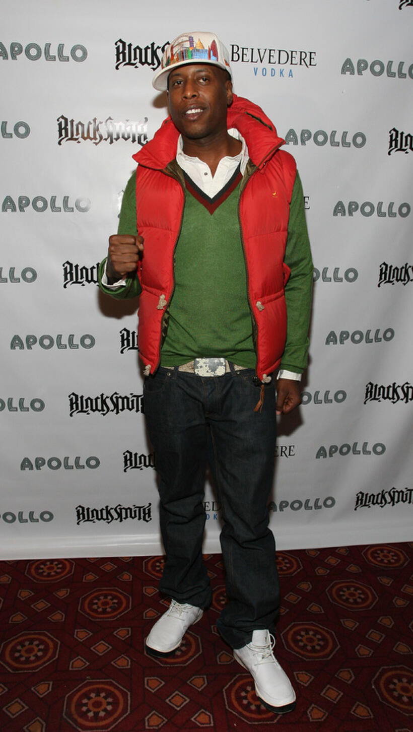 Talib Kweli at the Belvedere Vodka's Apollo Lounge party in New York.