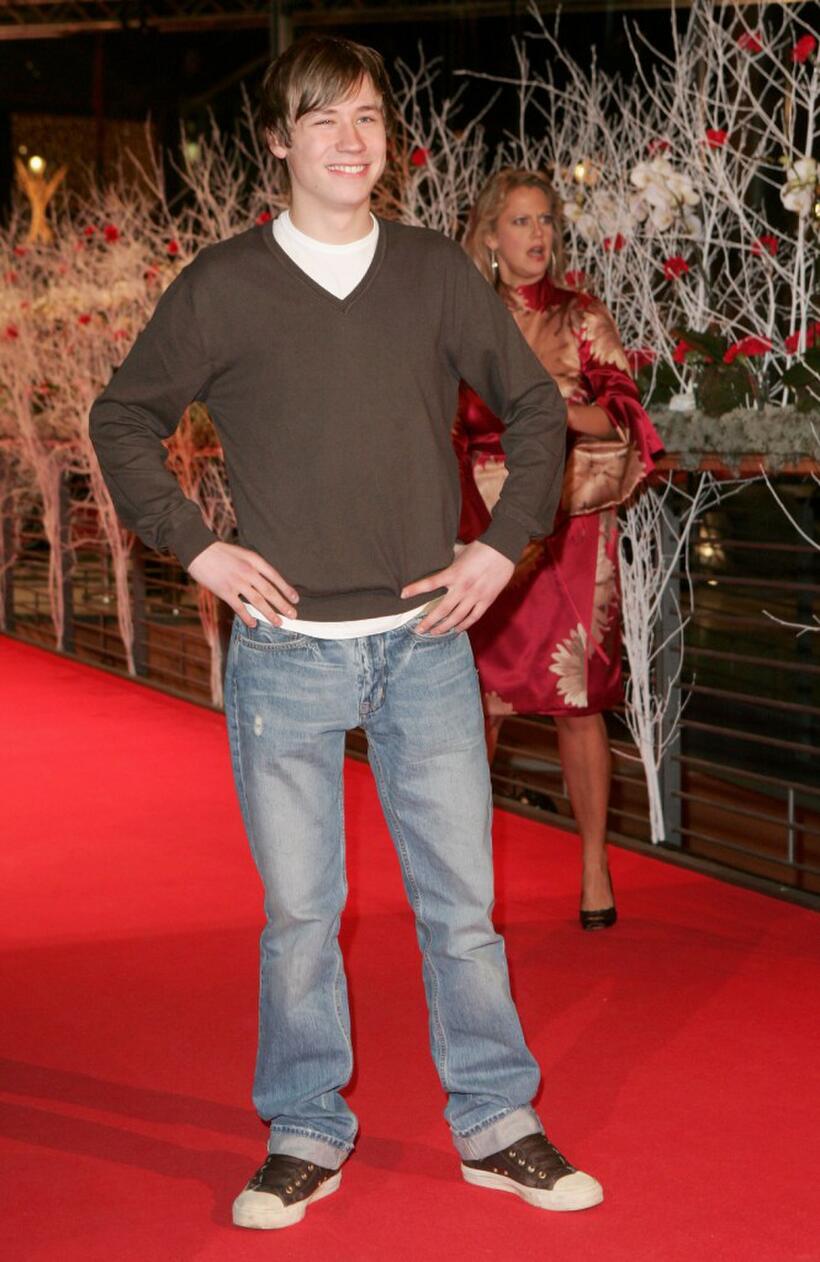 David Kross at the premiere of "The Good German" during the 57th Berlin International Film Festival.