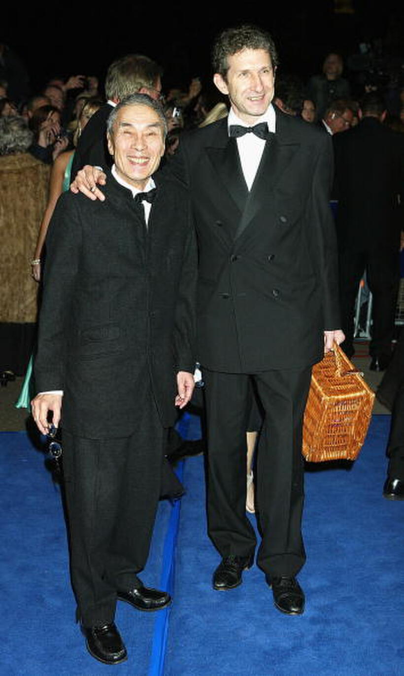 Burt Kwouk and Jeff Stewart at the "10th Anniversary National Television Awards".
