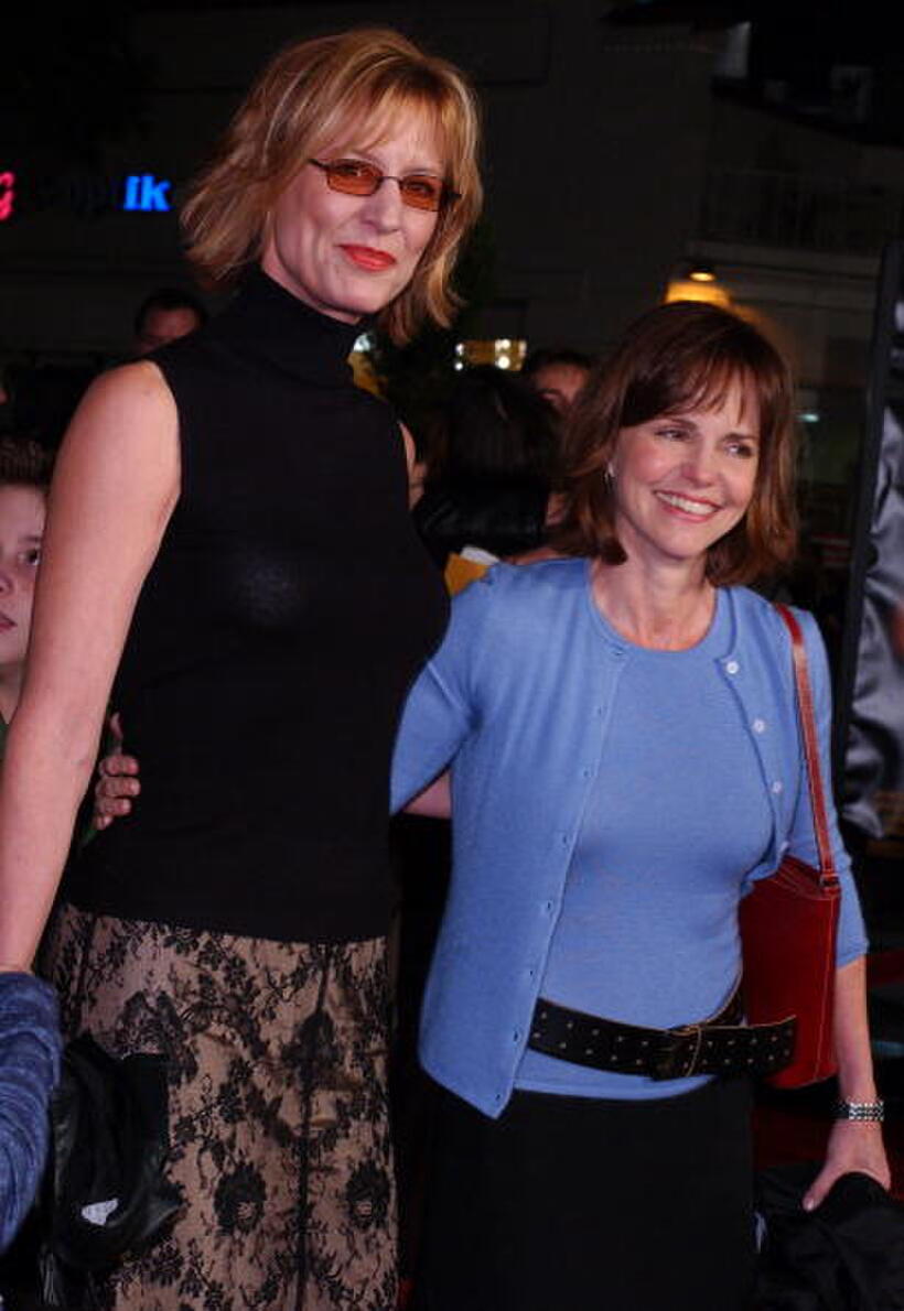 Christine Lahti and Sally Field at the Los Angeles premiere of "Harry Potter and the Sorcerer's Stone".