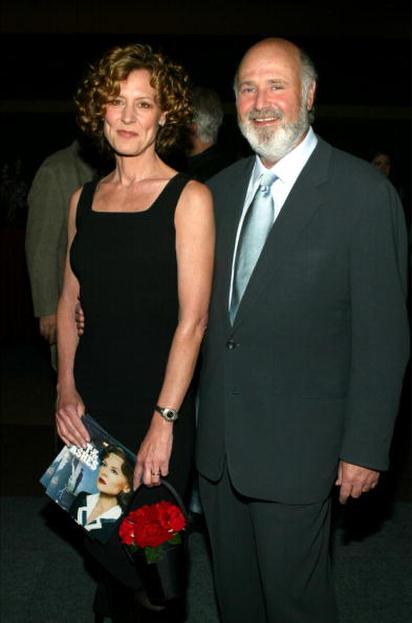 Christine Lahti and Rob Reiner at the world premiere screening of "Out of the Ashes".