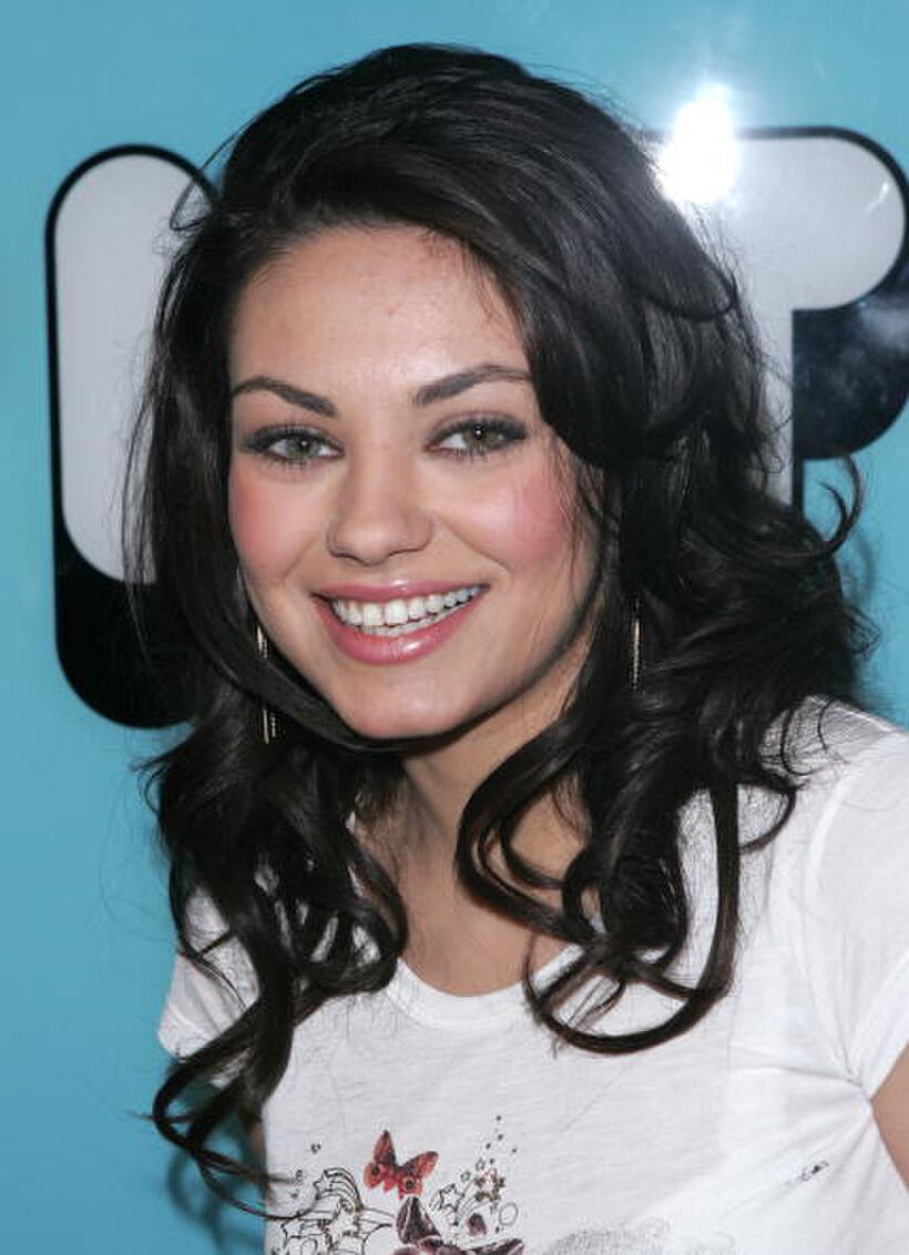 Mila Kunis on MTV's Total Request Live in N.Y.
