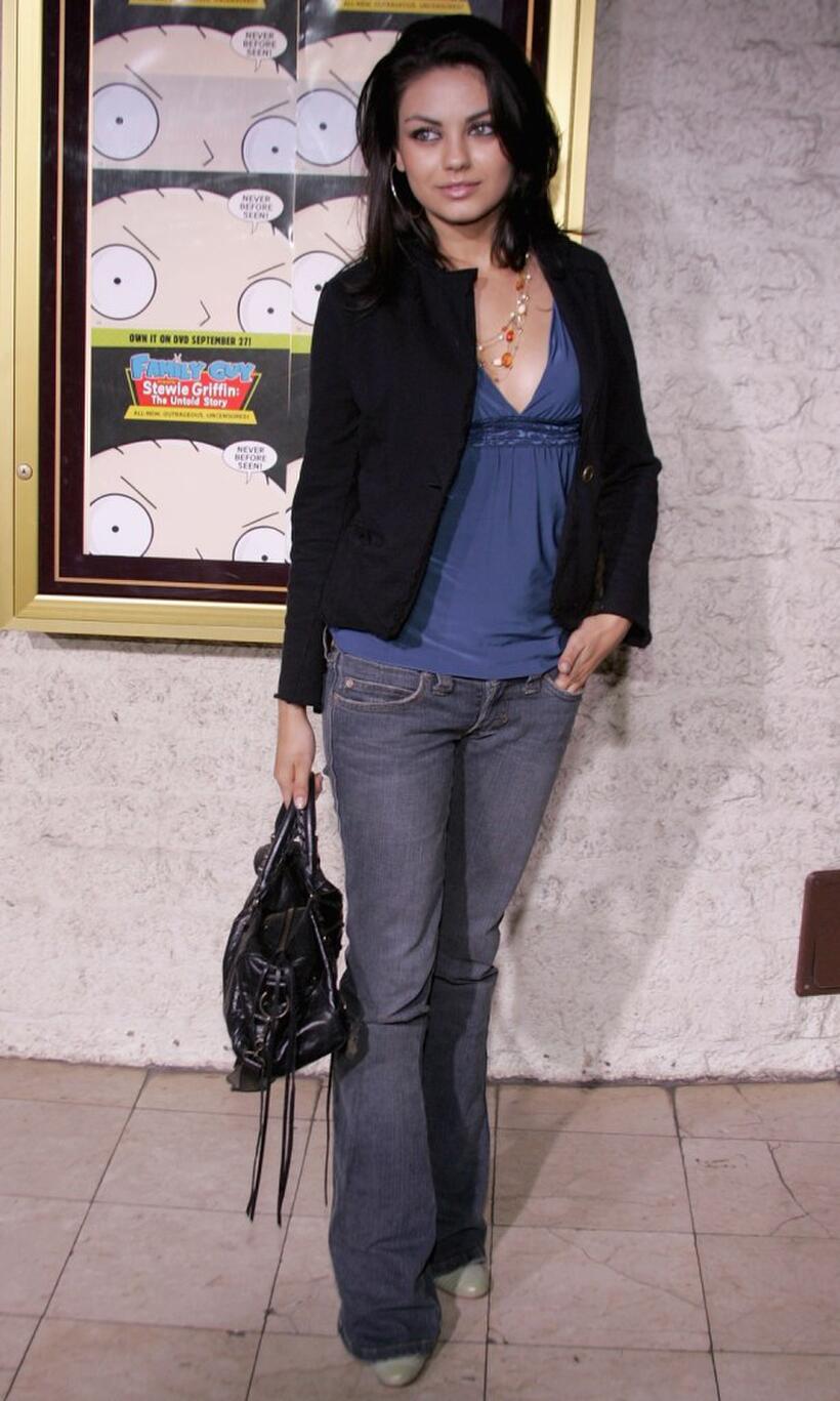 Mila Kunis at the after party for the Fox primetime program announcements for 2004-2005.
