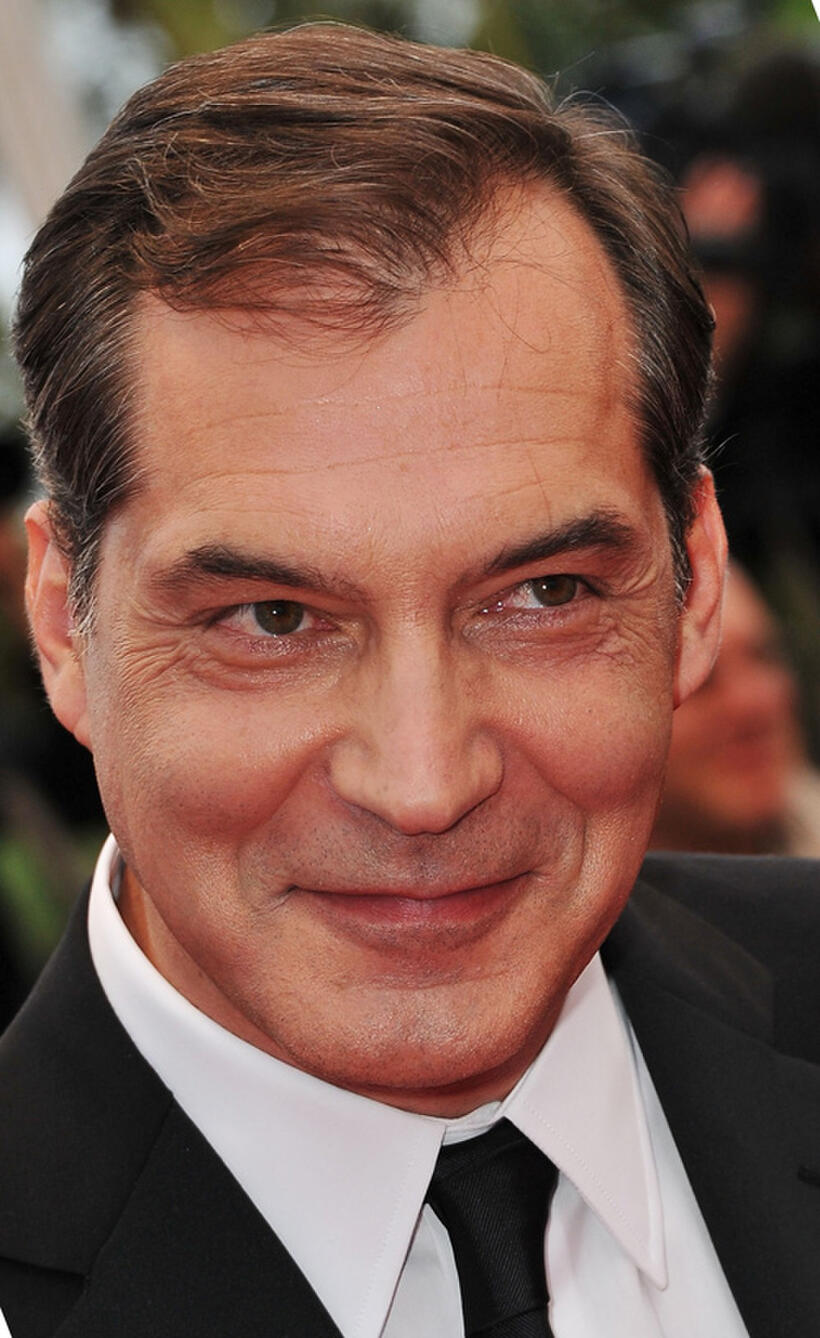 Samuel Labarthe at the premiere of "La Conquete" during the 64th Annual Cannes Film Festival.