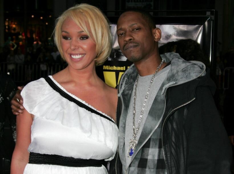 Mary Carey and Kurupt at the Los Angeles premiere of "Vice."