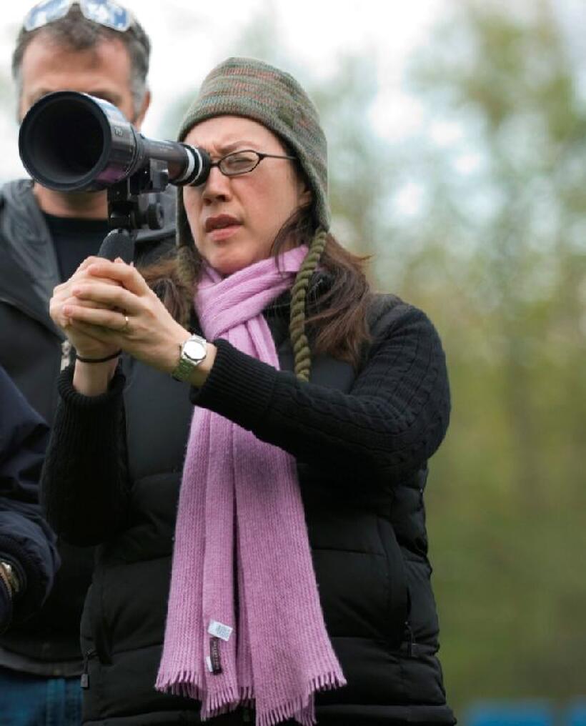 Director Karyn Kusana on the set of "Jennifer's Body."