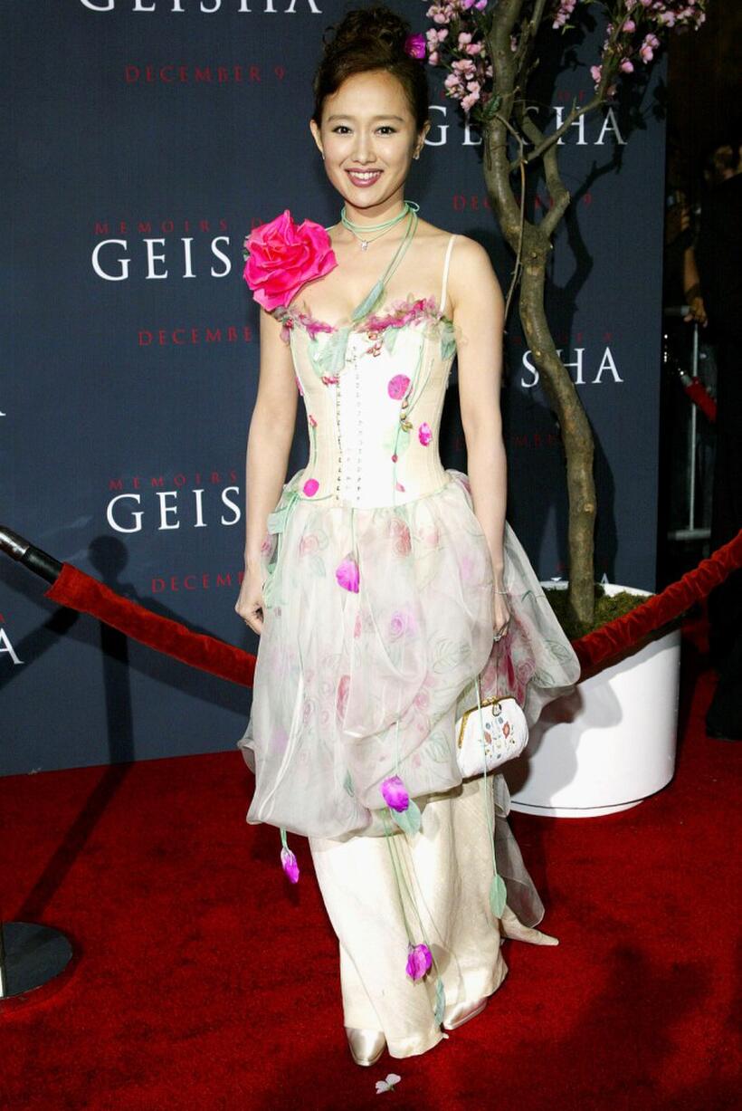 Youki Kudoh at the premiere of "Memoirs of a Geisha."