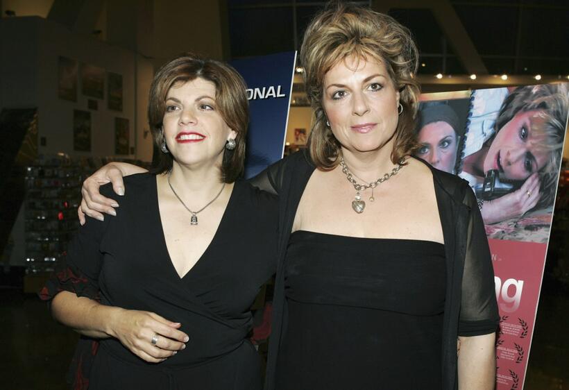 Caroline Aaron and Jodi Binstock at the Arpa International Film Festival Premiere of "Call Waiting".