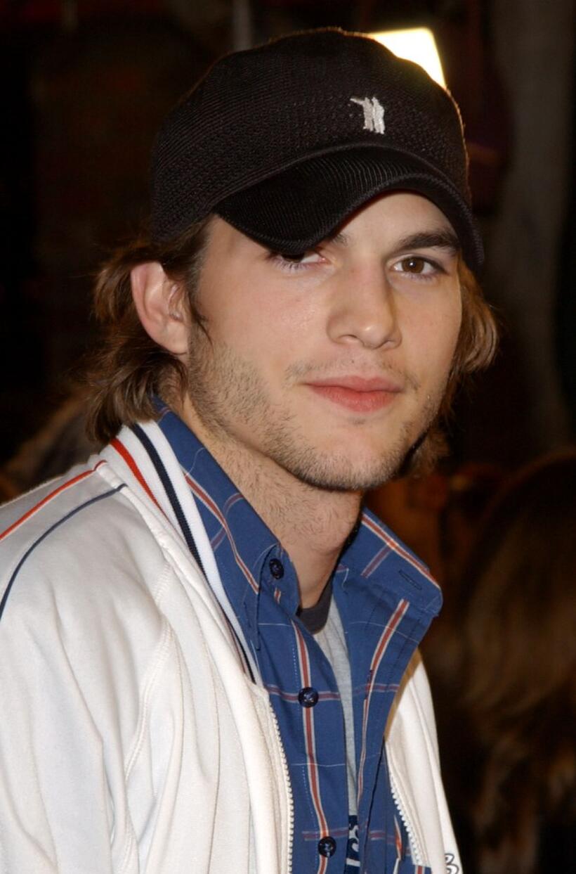 Ashton Kutcher at the premiere of "8 Mile."