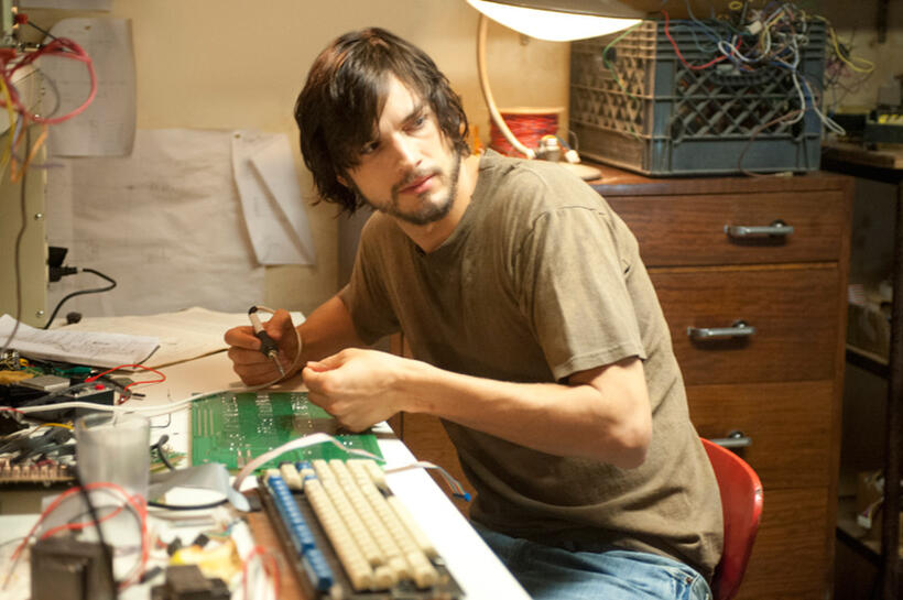 Ashton Kutcher as Steve Jobs in "Jobs."