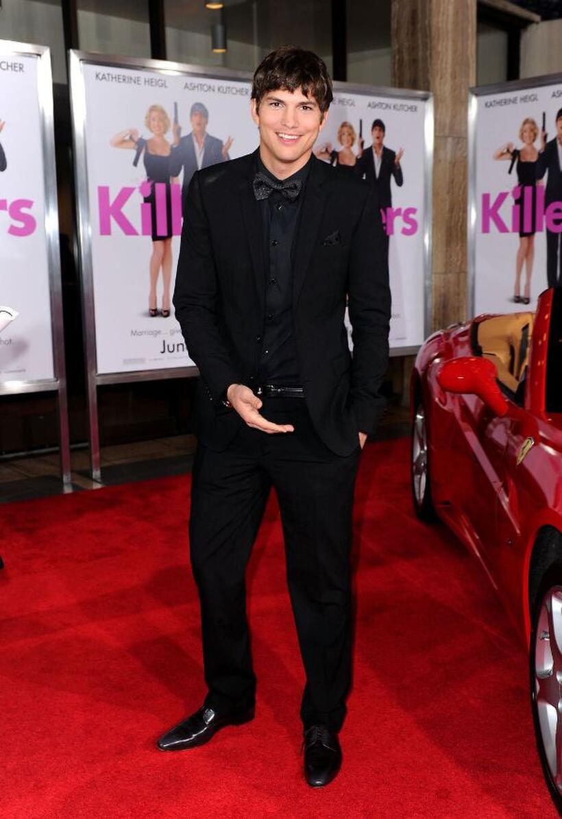Ashton Kutcher at the California premiere of "Killers."