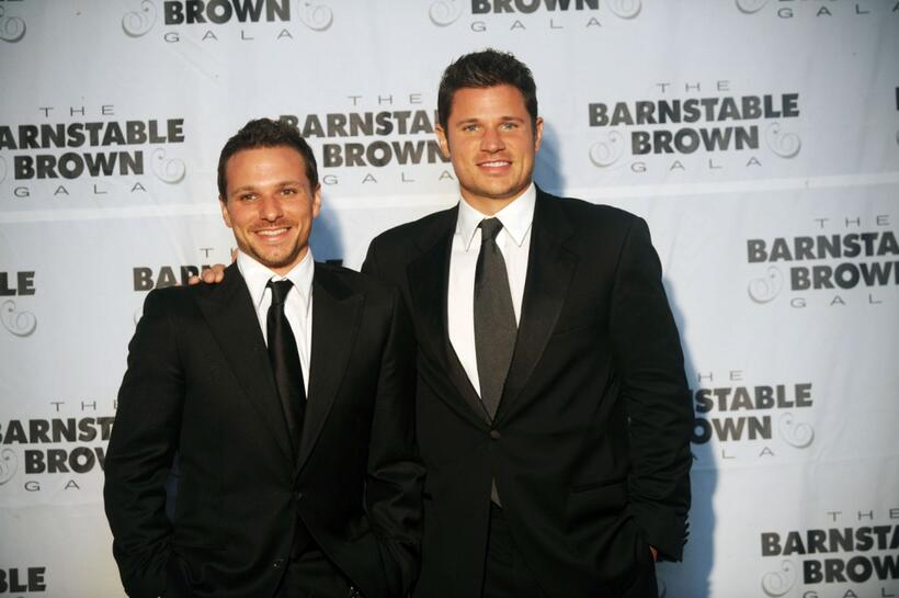 Drew and Nick Lachey at the Barnstable Brown Kentucky Derby Eve Gala.