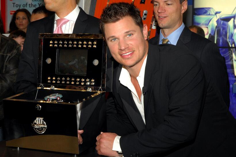 Nick Lachey at the 40th Anniversary of Hot Wheels.