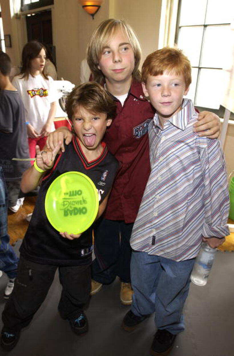 Blake Woodruff, Steven Anthony Lawrence and Forrest Landis at the Disney's "Toontown Online Takes Hollywood" celebrity charity video game event.