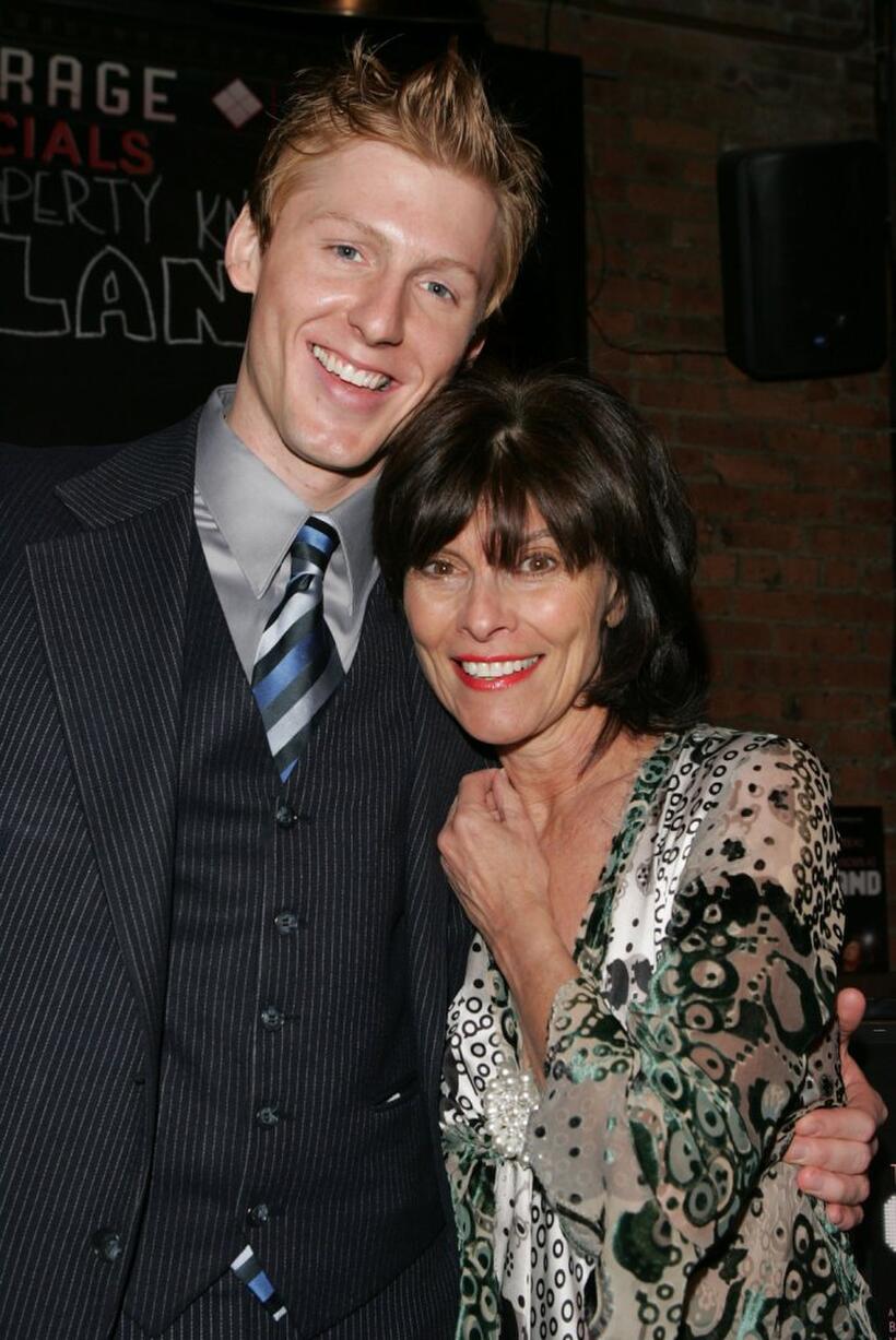 Adrienne Barbeau and Kerby Joe Grubb at the after party for the opening night of "The Property Known as Garland".