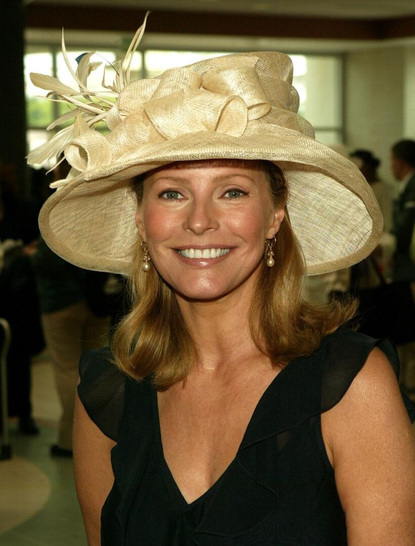 Cheryl Ladd at the 131st Kentucky Derby at Churchill Downs racetrack.