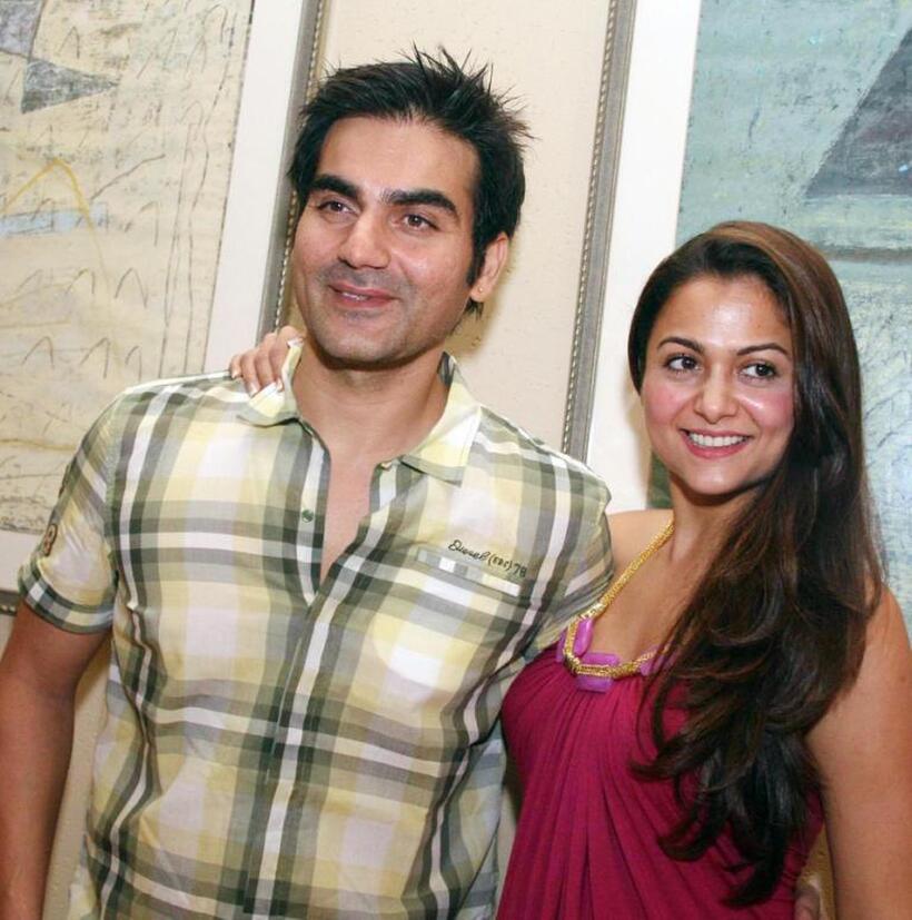 Arbaaz Khan and Amrita Arora at the launch party of "Kambakkhat Ishq."