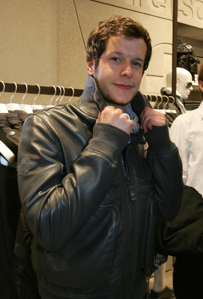 Mirko Lang at the opening of the Strellson flagship store in Germany.