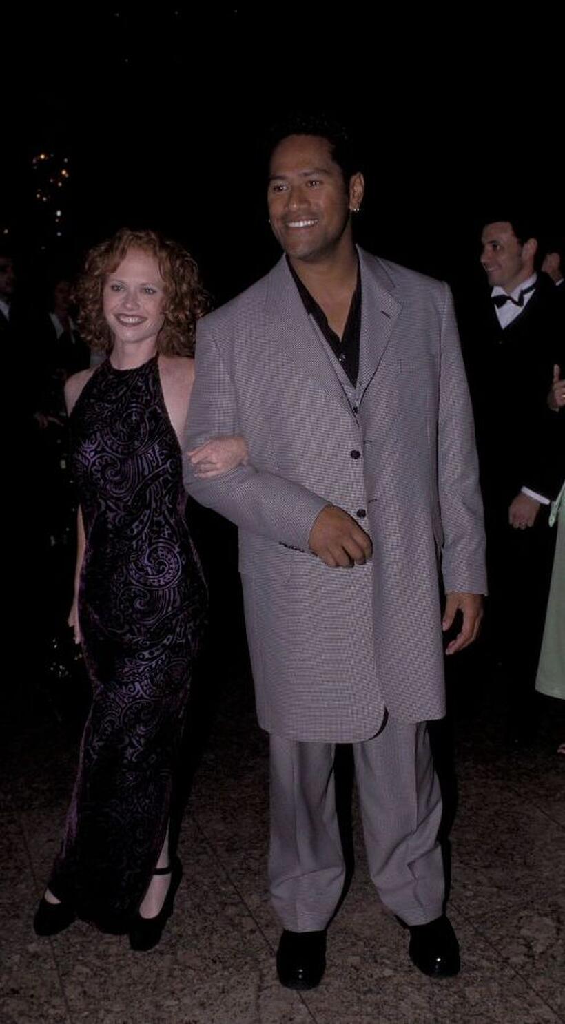 Raelee Hill and Jay Laga'aia at the TV Week Logie Awards.