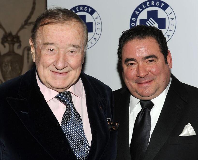 Sirio Maccioni and Emeril Lagasse at the 2009 Annual Food Allergy Ball.