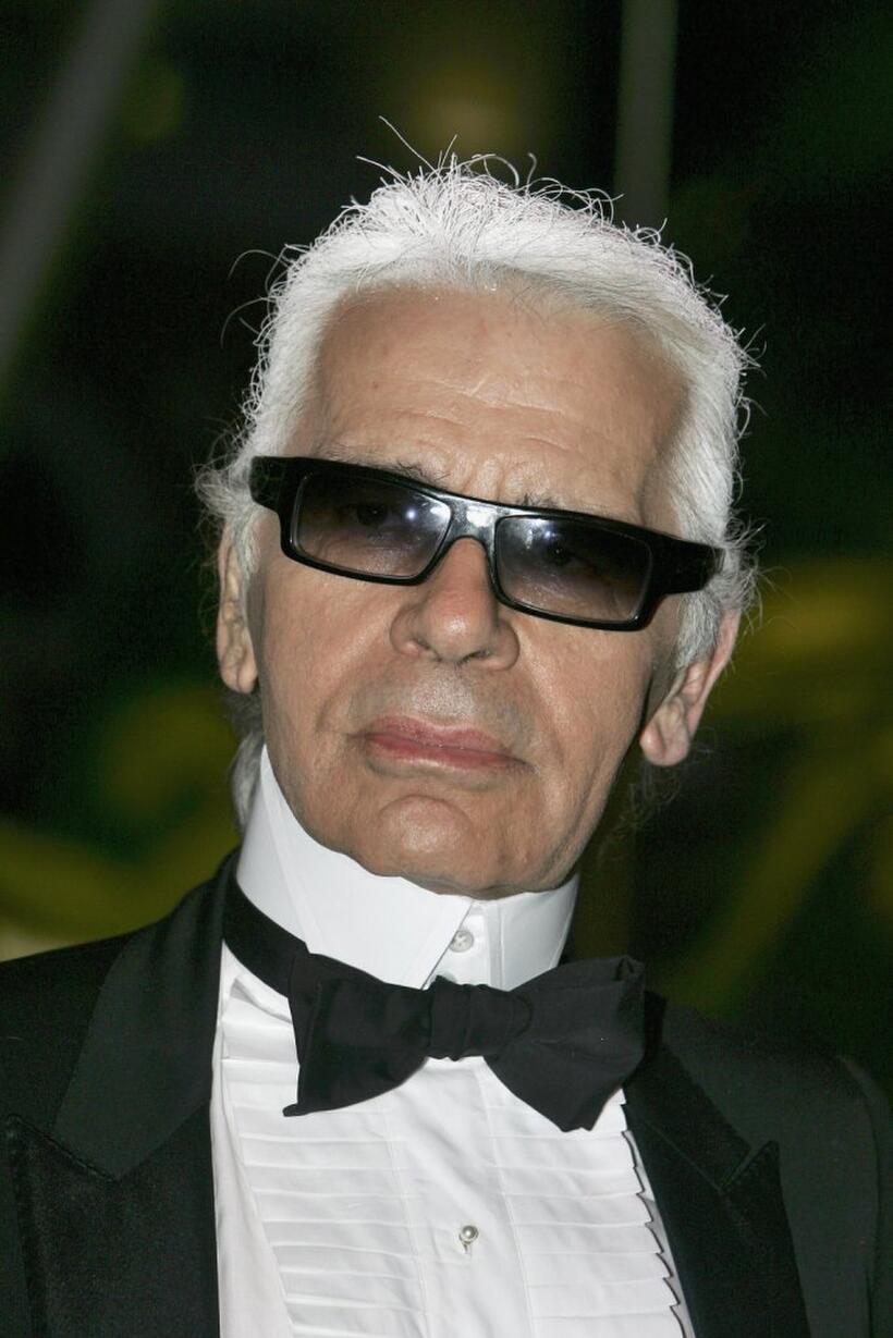 Karl Lagerfeld at the 58th Red Cross Ball.