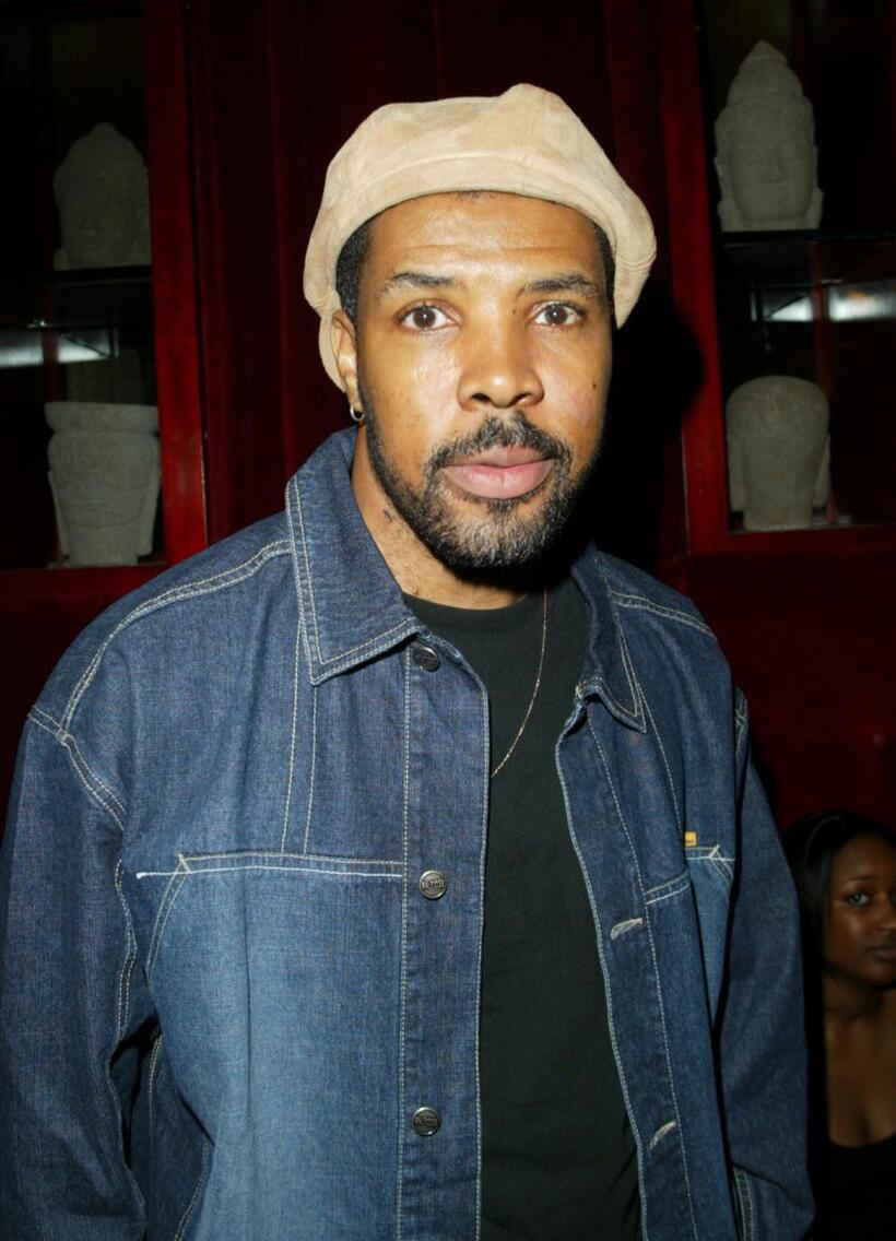 Eriq La Salle at the ABC My Wife and Kids wrap party.