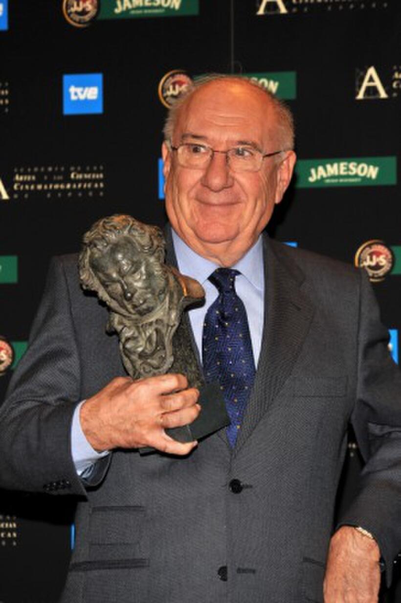 Alfredo Landa at the 22nd Goya Cinema Awards.