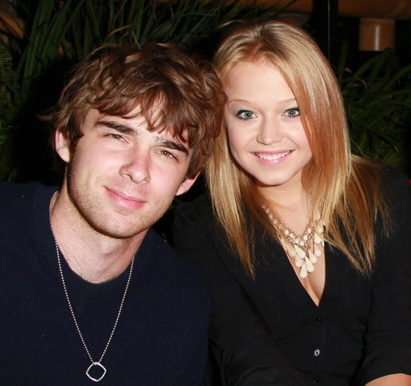 Nick Lashaway and Paulina Olszynski at the cast meet of "My Soul To Take."