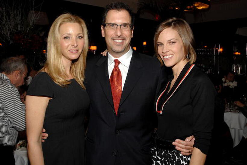 Lisa Kudrow, Richard LaGravenese and Hilary Swank at the luncheon of "P.S. I Love You."