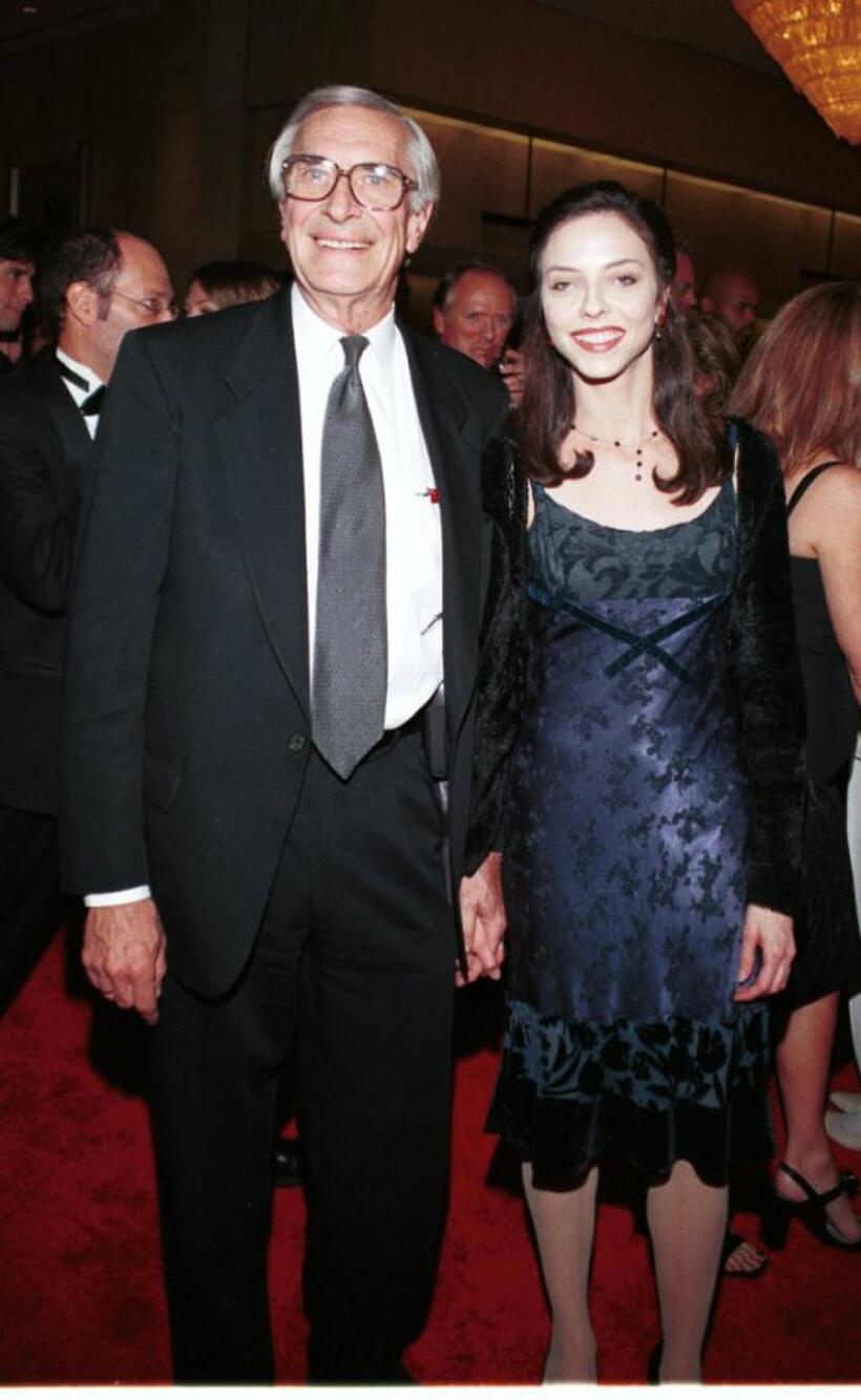 Martin Landau and Juliet Landau at the Hollywood Film Festival Awards ceremony.