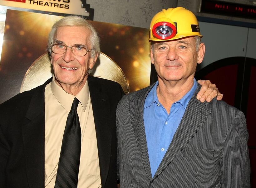 Martin Landau and Bill Murray at the premiere of "City of Ember."