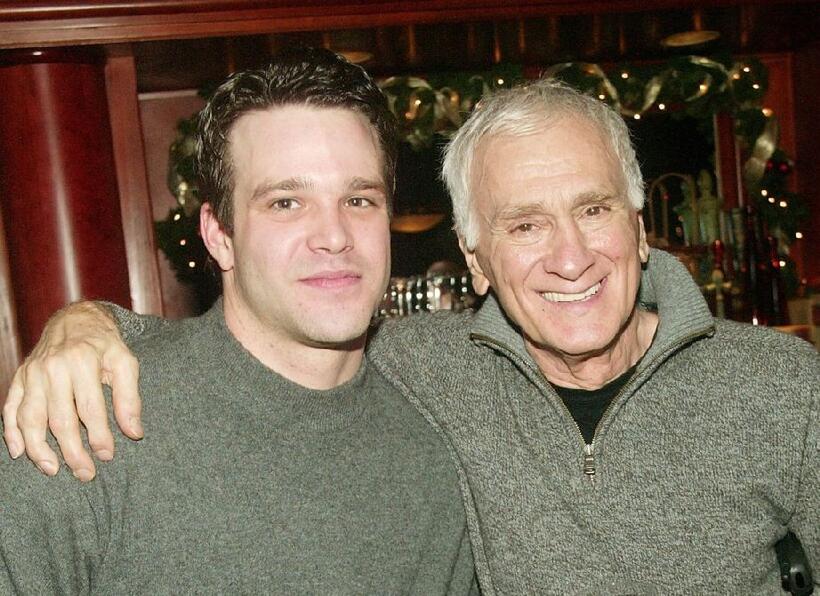 Nathaniel Marston and Dick Latessa at the ABC Daytime celebrating "New Hairspray" Star.