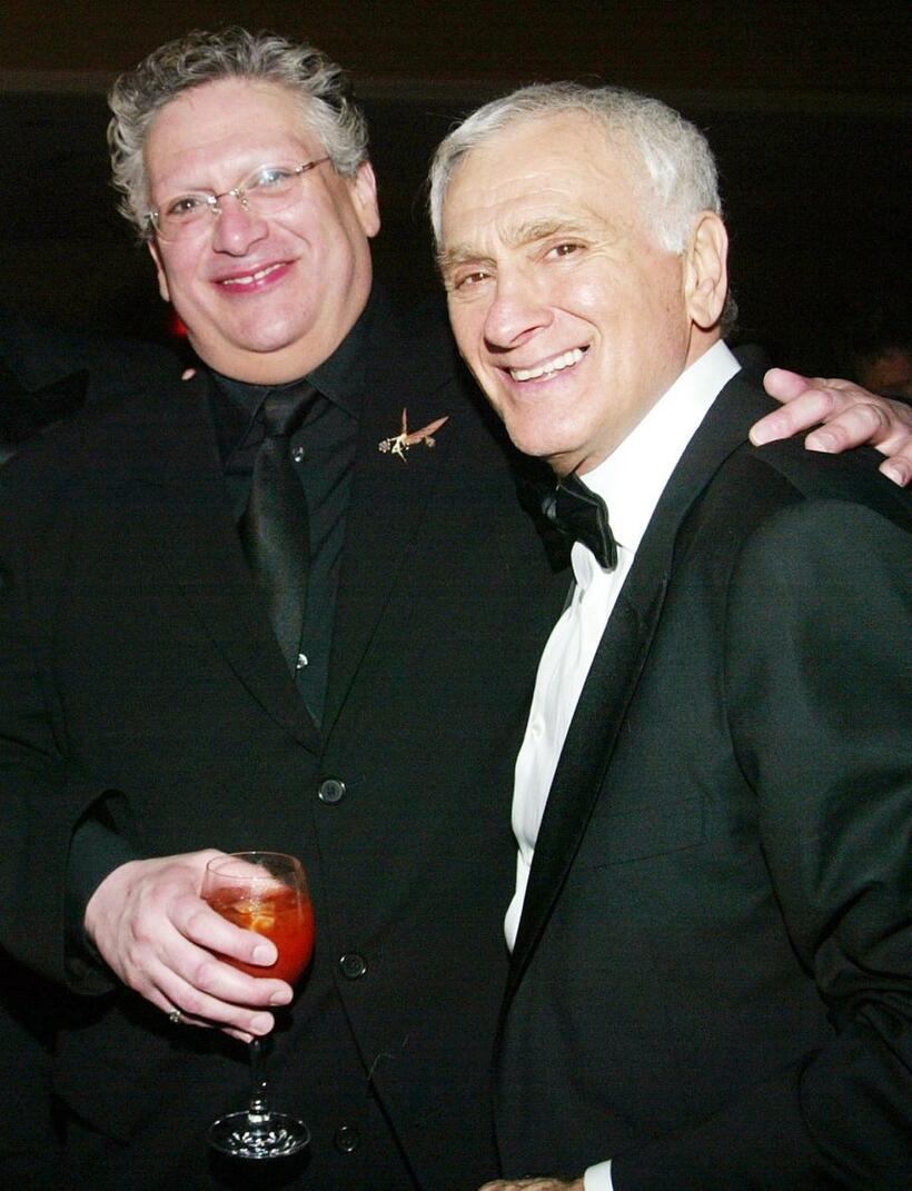 Harvey Fierstein and Dick Latessa at the Dinner and after party of 2003 Tony Awards.
