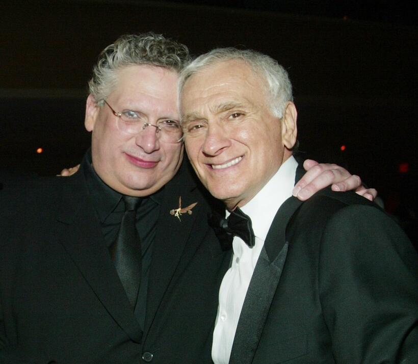 Harvey Fierstein and Dick Latessa at the Dinner and after party of 2003 Tony Awards.