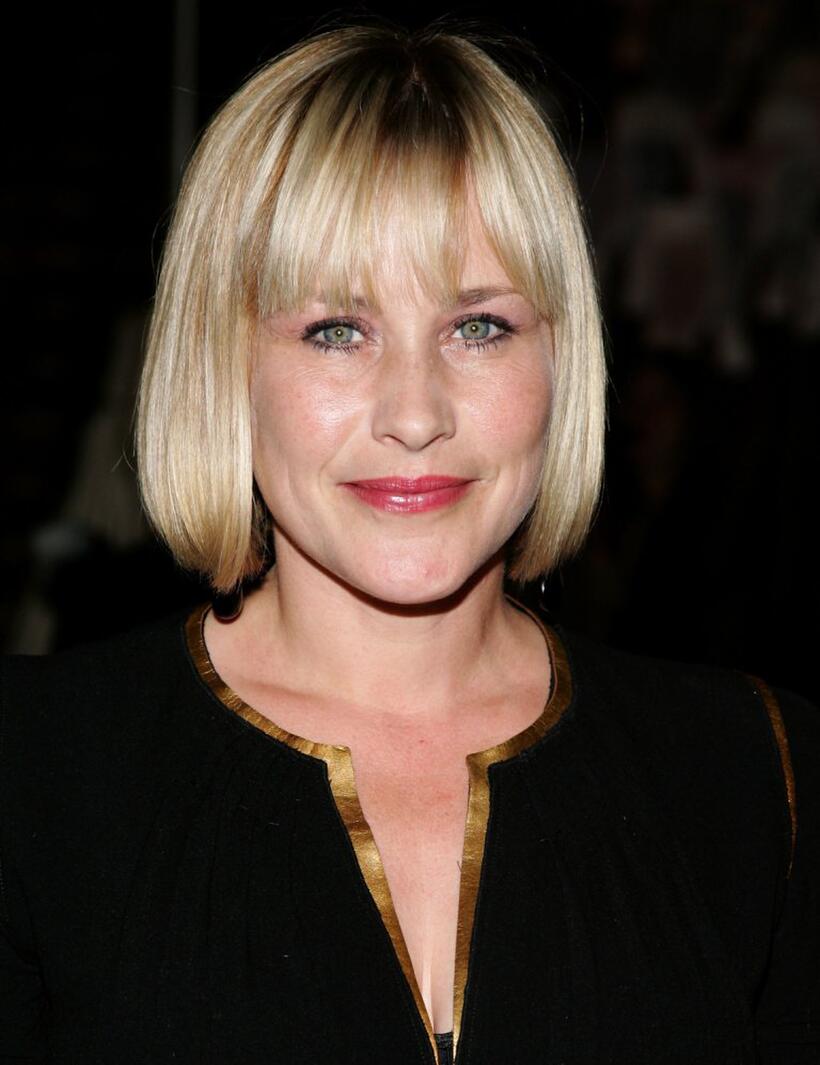 Patricia Arquette at the opening of 'Waist Down - Skirts By Miuccia Prada'.